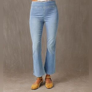 We The Free In My Feelings Mid Rise Cropped Bootcut Free People Sz Small NWT